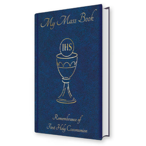 First Holy Communion Catholic Gifts, My Mass Book, Remembrance Of First Holy Communion Blue Hardback Cover