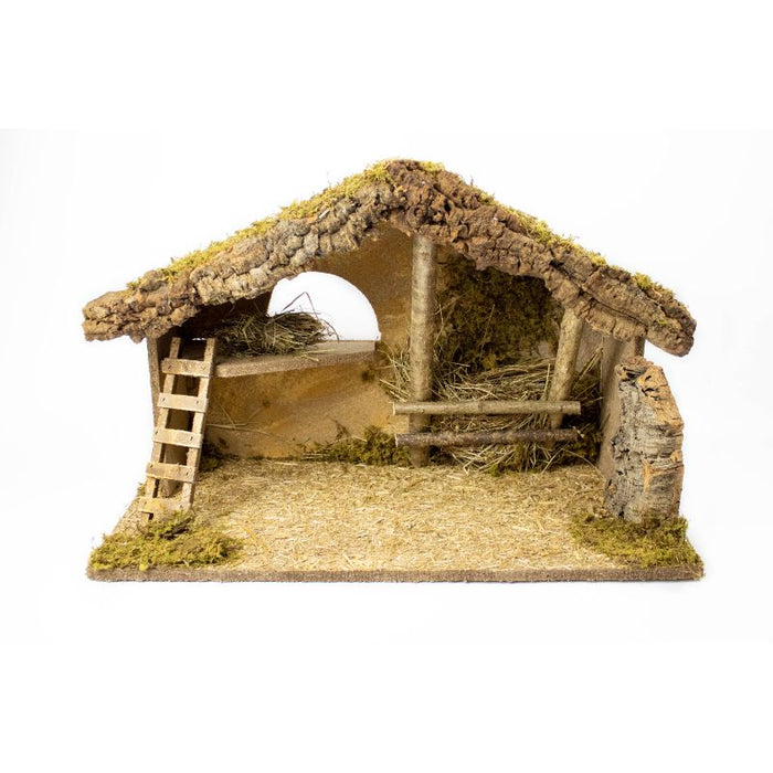 Nativity Crib Set, 11 Handpainted Resin Figures 20cm / 8 Inches High and 59cm / 23 Inches Wide Stable