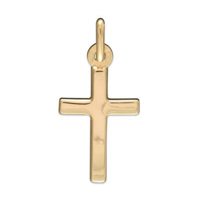 9ct Gold Cross 21mm In Length - Plus Jump Ring