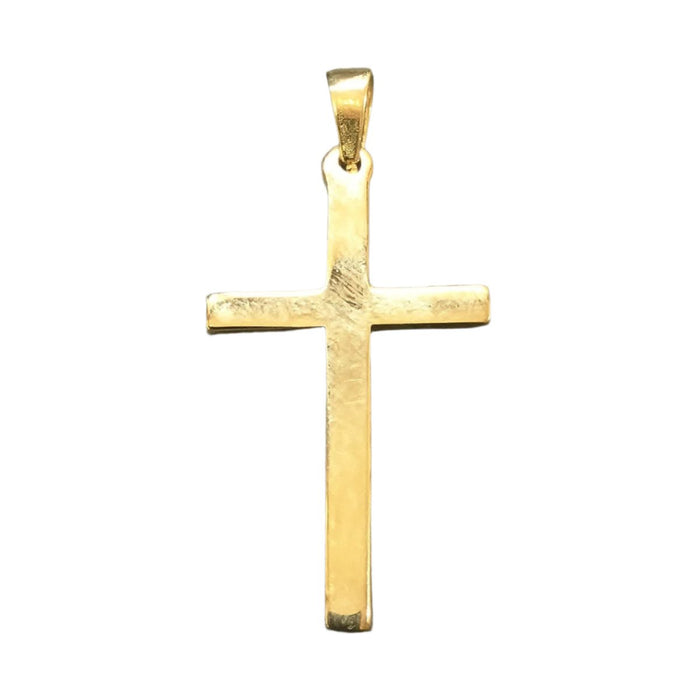 9ct Gold Cross 36mm In Length