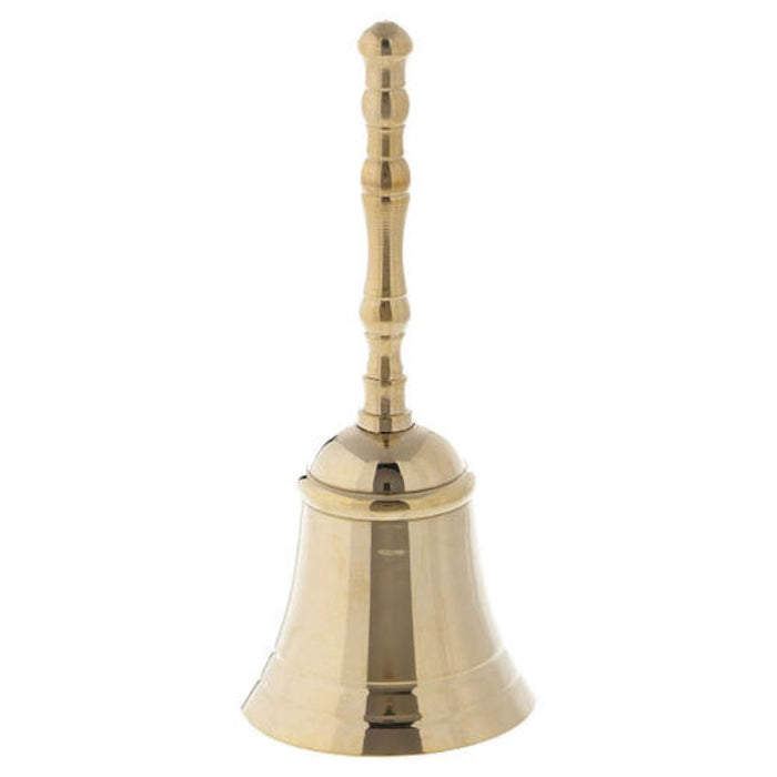 Single Chime Brass Handbell, 14cm / 5.5 Inches High