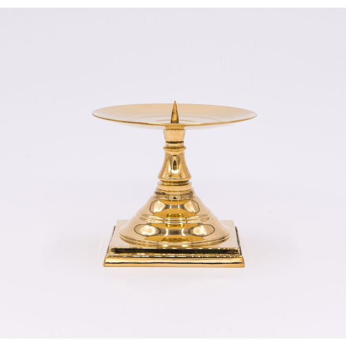 Brass Candle Holder, Height 8.6cm / 3.5 Inches