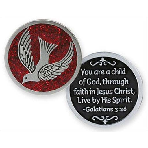 Confirmation Gifts, Confirmation Prayer, Engraved Metal Pocket Prayer Token Galatians, 326