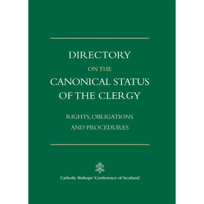 Directory on the Canonical Status of the Clergy, by Bishops' Conference of Scotland