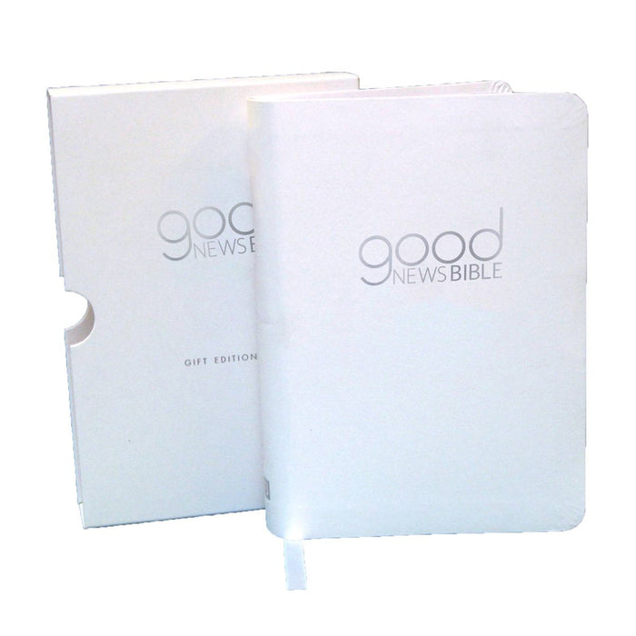 Good News Bible, Compact Soft back White Gift Edition, by Bible Society UK