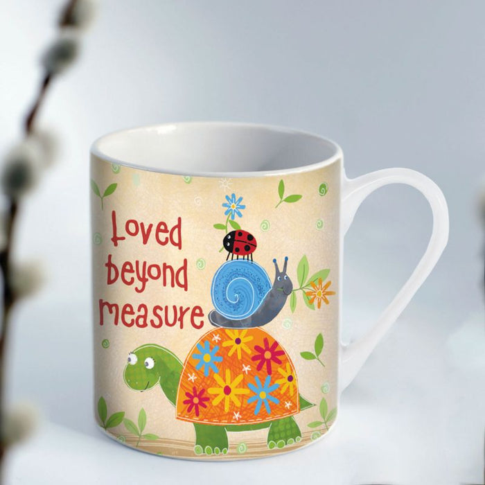 Loved Beyond Measure, Gift Boxed Bone China Mug 9cm / 3.5 Inches High