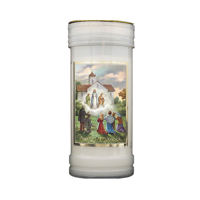 Our Lady of Knock Prayer Candle, Burning Time Approximately 72 Hours