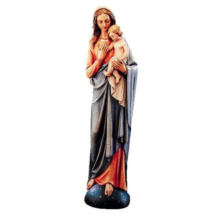 Our lady of the World Mother And Child Woodcarving, Available In 5 Sizes From 60cm Up To 150cm
