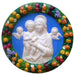 Madonna and Child Della Robbia 25cm - 10'' Diameter Ceramic Pottery