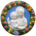 Madonna and Child Della Robbia 16cm - 6'' Diameter Ceramic Plaque Pottery
