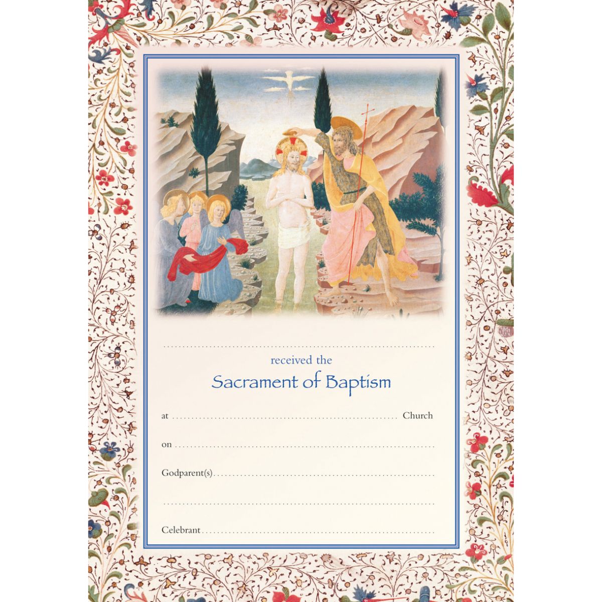 Sacramental Certificates For All Occasions