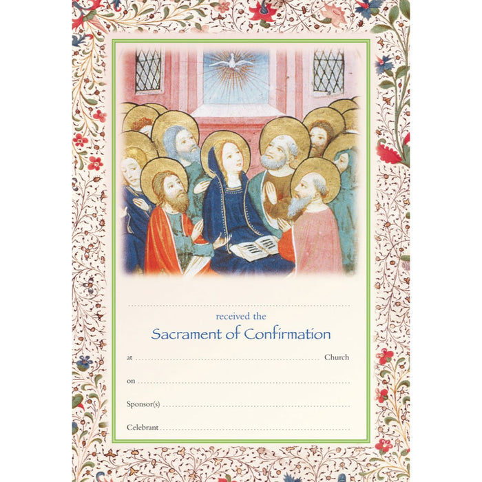 Confirmation Certificate, A4 Size Available In 2 Pack Sizes