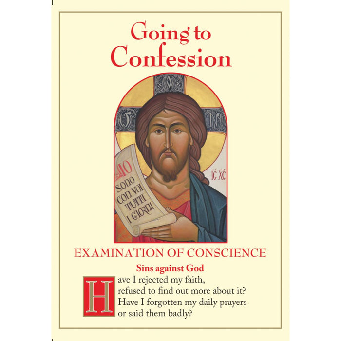 Going to Confession, 5 Page Prayer Leaflet, by CTS Available In 2 Pack Sizes