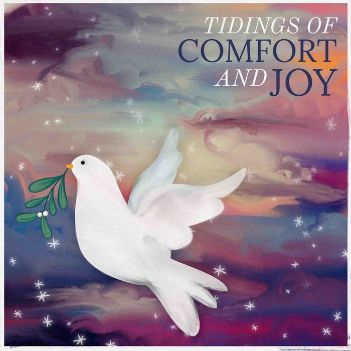 20% OFF Tidings Of Comfort And Joy, Pack of 10 Food Bank Charity Christmas Cards With Bible Verse Luke 2:13-14