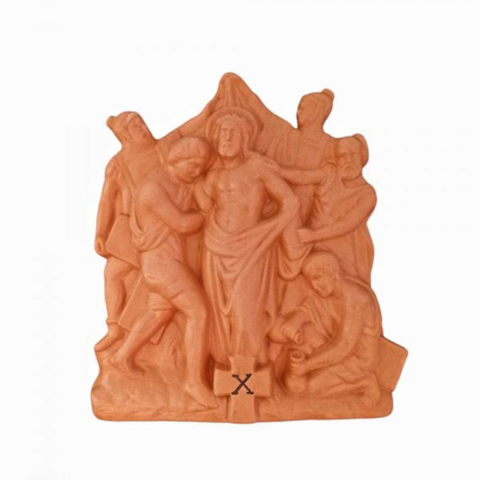Stations of The Cross, Set of 15 Terracotta Plaques Each Station 30cm / 12 Inches High