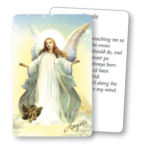 Catholic Prayer to a Guardian Angel, Laminated Prayer Card
