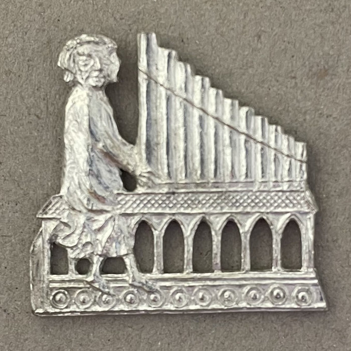 St Cecilia Pilgrim Badge, Boxed With Brief Historical Descripition