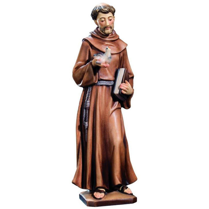 Statues Catholic Saints, St Francis of Assisi Statue From 25cm up to 150cm Woodcarving