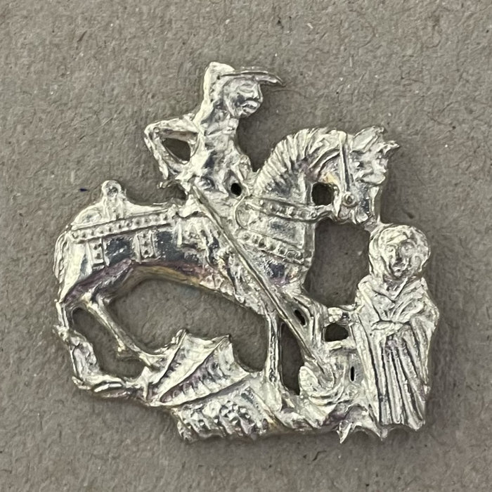 St George Pilgrim Badge, Boxed With Brief Historical Descripition