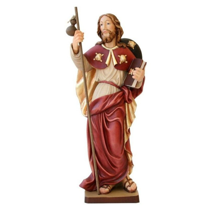 St James, Wood Carved Statue Available In 9 Sizes From 25cm up to 150cm