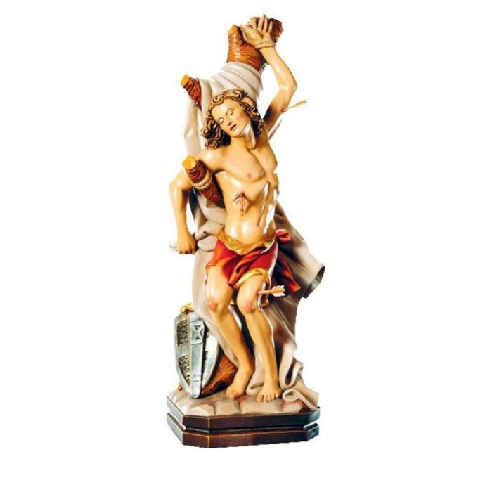 Statues Catholic Saints, St Sebastian Available In 9 Sizes From 25cm up to 150cm Woodcarving Special Order Only