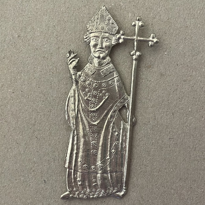 St Thomas Becket Standing Pilgrim Badge, With Brief Historical Descripition Not Available Gift Boxed