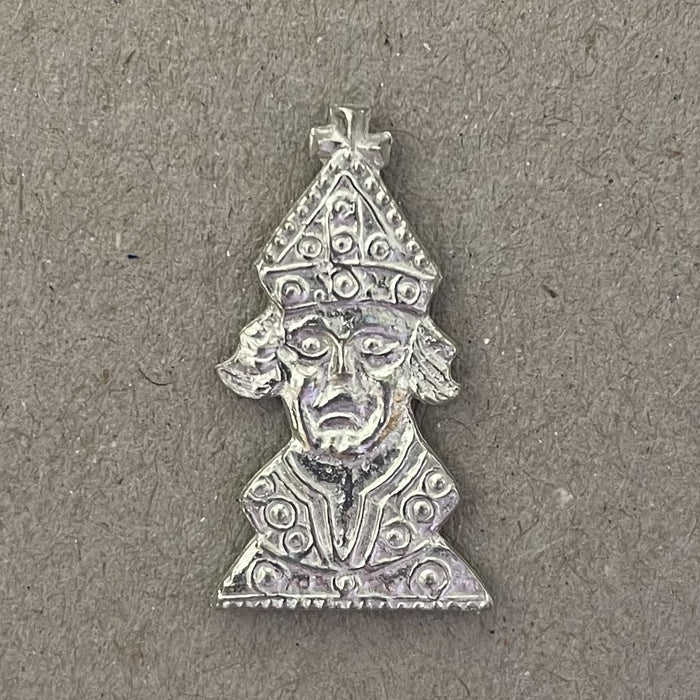 St Thomas Becket Bust Pilgrim Badge, Boxed With Brief Historical Descripition