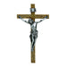 Crucifix 20 Inches High Antique Silver-Coloured Joseph Studio