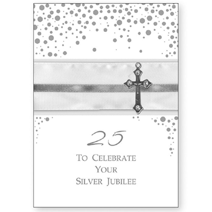 Silver Jubilee 25 Years Anniversary Of Ordination Greetings Card