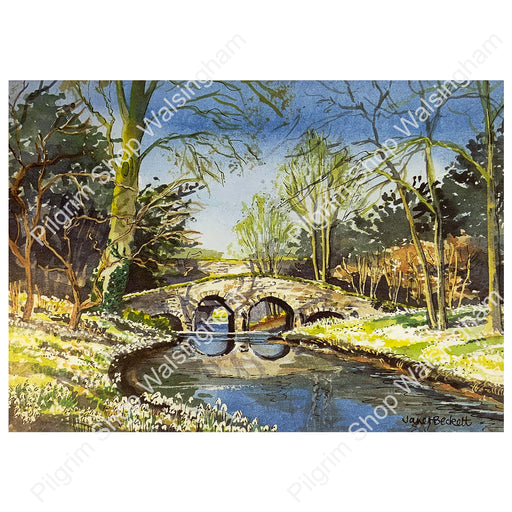 The Abbey Grounds, home to the original Walsingham Priory Postcards