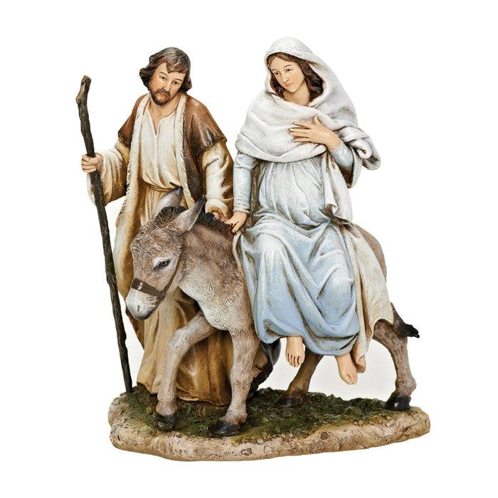 Nativity Figures, La Posada, No room at the Inn Statue 20cm - 8 Inches High Resin Cast Figurine