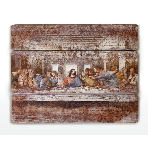 Religious Paintings, Last Supper by Leonardo da Vinci, Wall Panel 66cm - 26 Inches Wide