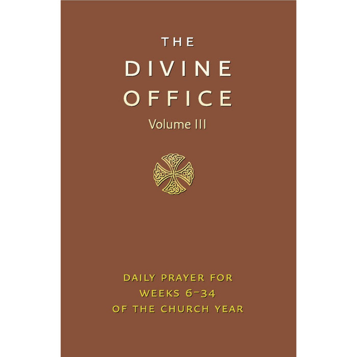 Divine Office Volumn 3, The Liturgy of the Hours According to the Roman Rite, Leather Board Hardback Edition, by Collins