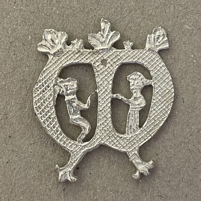 Our Lady of Walsingham Maria Monogram Pilgrim Badge, Boxed With Brief Historical Descripition