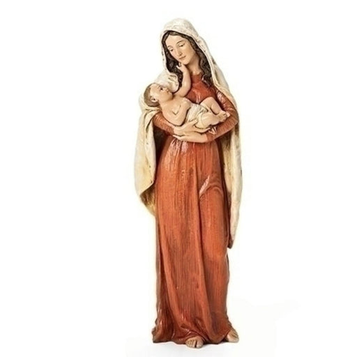 A Childs Touch, Madonna & Child Statue 25cm - 10 Inches High Resin Cast Figurine Catholic Statues Joseph Studio