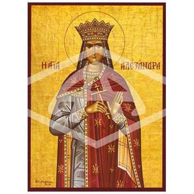 Alexandra, Mounted Icon Print Size: 20cm x 26cm