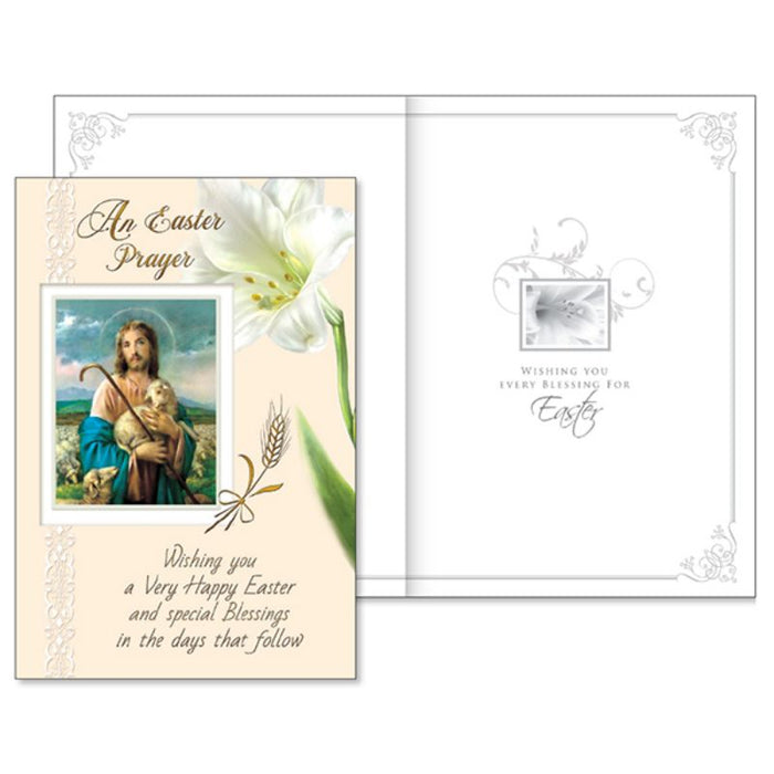 An Easter Prayer, Easter Blessings Greetings Card