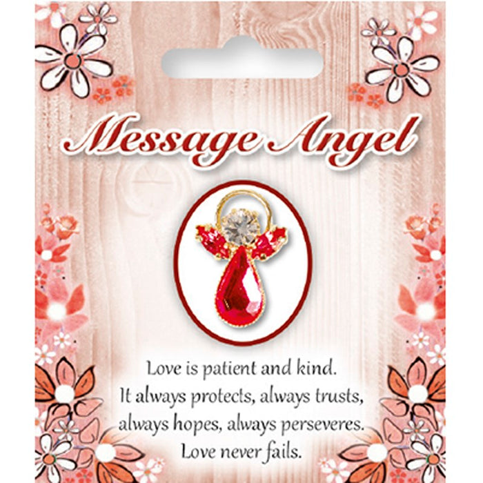 Angel Pin Brooch, Love Is Patient and kind