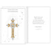 Christian Greetings Cards, On The Anniversary Of Your Ordination, Cross Design 3D Greetings Card 