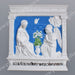 Annunciation Della Robbia 34cm x 32cm - 13 1/2'' x 12 1/2'' Ceramic Pottery