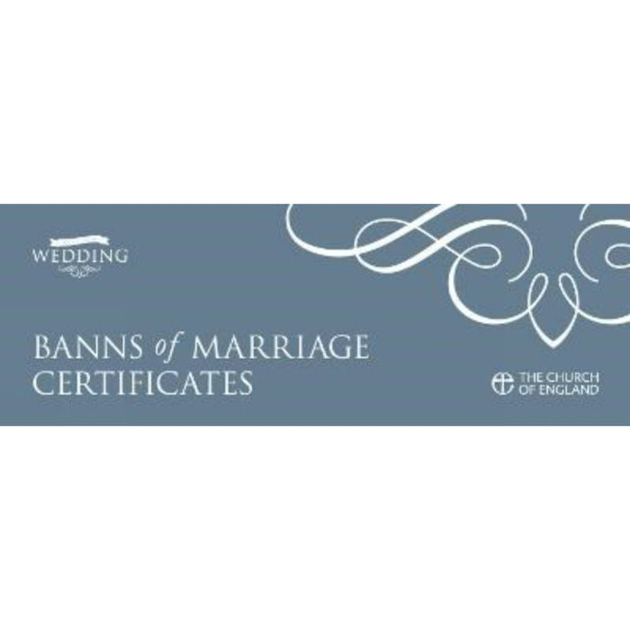 Banns of Marriage Certificates, 48 Certificates