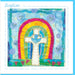 Christian Baptism Rainbow Greetings Card With Bible Verse