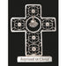 Christian Gifts, Baptised In Christ Standing Cross Decorated With 5 Crystal Stones, 7cm High