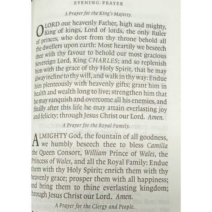 Book of Common Prayer, Updated 2023 Standard Hardback Edition Red Imitation Leather, by Cambridge University Press