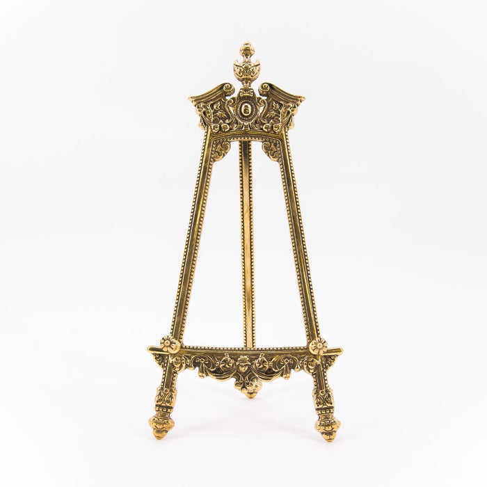 Brass Icon, Picture Or Large Book Display Stand 56cm - 22 Inches High, Suitable For Icons From 24cm To 35cm Wide