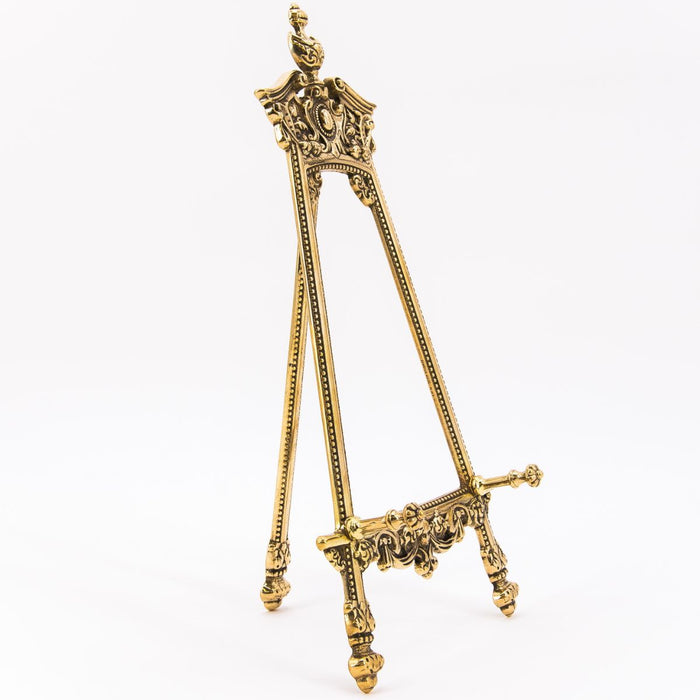 Brass Icon, Picture Or Book Display Stand 33cm / 13 Inches High, Suitable For Icons From 12cm To 25cm Wide