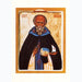 Orthodox Icons Brendan the Voyager, Mounted Icon Print