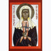Orthodox Icons Bridget of Ireland, Mounted Icon Print