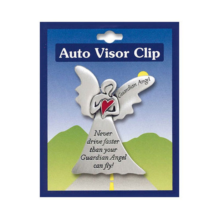Car Visor Guardian Angel, Never Drive Faster Than Your Guardian Angel Can Fly