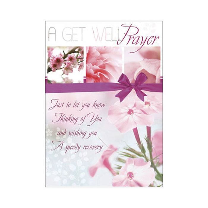 A Get Well Prayer, Just to let you know Greetings Card
